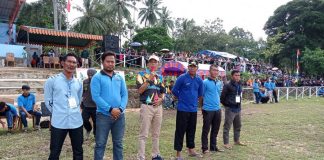 Kadispora Lingga Armia Tutup Turnamen Sepak Bola Limbung Cup V