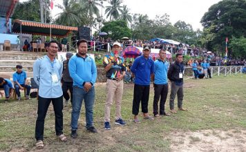 Kadispora Lingga Armia Tutup Turnamen Sepak Bola Limbung Cup V
