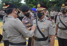 Kapolresta Tanjungpinang Pimpin Sertijab Pejabat Utama Polresta Tanjungpinang