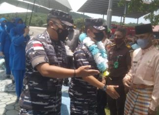Danlantamal IV Tinjau Kesiapan Lanal Tarempa