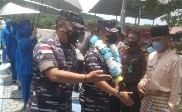 Danlantamal IV Tinjau Kesiapan Lanal Tarempa