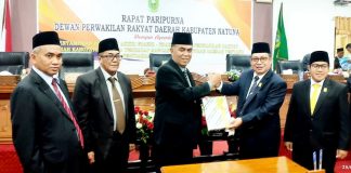 APBD-Perubahan Natuna Tahun 2022 Disetujui, Fraksi Minta Selesaikan Pembayaran Hutang