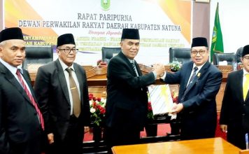 APBD-Perubahan Natuna Tahun 2022 Disetujui, Fraksi Minta Selesaikan Pembayaran Hutang