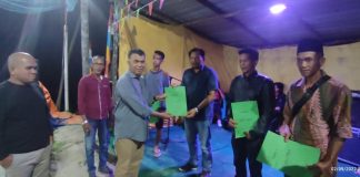 Bupati Natuna Hadiri Malam Penutupan Turnamen Bola Vola di Desa Batu Gajah