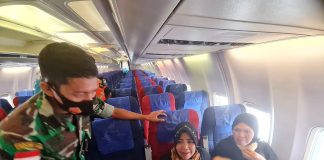 Danlanud RSA Bantu Berangkatkan Ananda Daffi Septian ke Batam