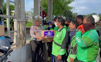 Ditlantas Polda Kepri Gelar Baksos Jelang Peringatan Hari Lalulintas Bhayangkara ke 67 Tahun