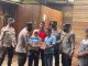 Polsek Daik Lingga Bantu Masyarakat Desa Sungai Besar Melalui Bansos