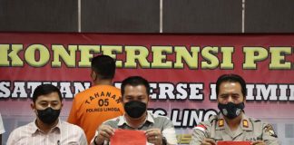SatReskrim Polres Lingga Gelar Konferensi Pers Kasus Tindak Pidana Pemerasan