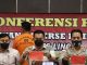 SatReskrim Polres Lingga Gelar Konferensi Pers Kasus Tindak Pidana Pemerasan