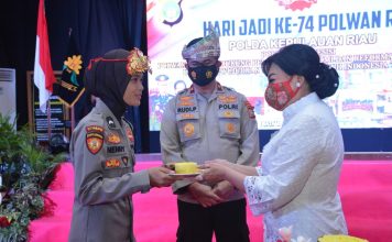 Polda Kepri Ikuti Rangkaian Peringatan Hari Jadi Polwan Ke-74 Secara Virtual
