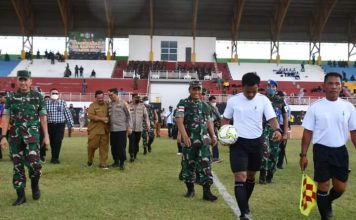Danrem 033/WP Buka Secara Resmi Piala KASAD Liga Santri 2022