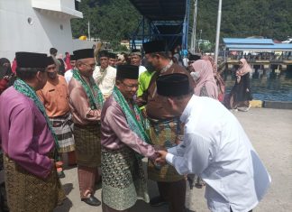 Bupati Anambas Sambut Kedatangan Rombongan BP3K2NA dari Natuna