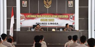 Polres Lingga Gelar Latpra Ops Bina Kusuma Seligi 2022