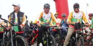 Ratusan Peserta Ikuti Fun Bike Sempena Hari Jadi Ke 20 Kepri dan Peresmian BRKS Syariah