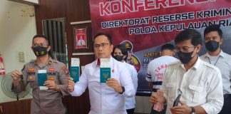 Dit Reskrimum Polda Kepri Berhasil Ungkap Kasus Tindak Pidana PMI Secara Illegal