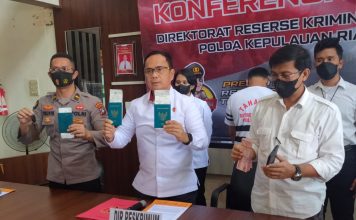 Dit Reskrimum Polda Kepri Berhasil Ungkap Kasus Tindak Pidana PMI Secara Illegal
