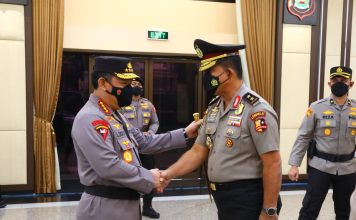 Sejumlah Perwira Tinggi Polri Naik Pangkat Setingkat
