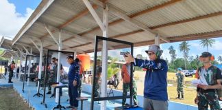 Meriahkan HUT TNI Ke-77, Lanud RSA Gelar Lomba Menembak