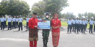 Danlanud Berikan Apresiasi Kepada Tim Voli Angkasa Lanud RSA