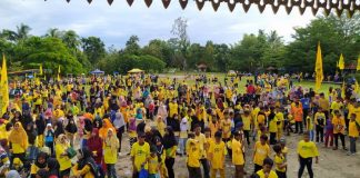 Jalan Sehat HUT Partai Golkar ke-58 di Lingga Berlangsung Meriah dan Banjir Hadiah