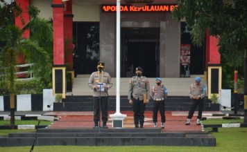 Pimpin Apel Pagi Gabungan, Berikut Arahan Kapolda Kepri