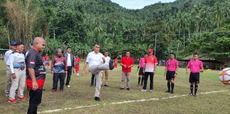 Bupati Natuna Buka Tournament Sepak Bola Desa Tanjung Batang