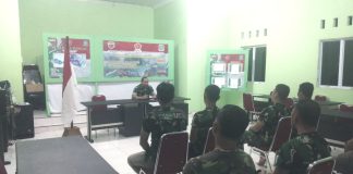 Pasiter Kodim Natuna Pimpin Rapat Evaluasi Kegiatan TMMD