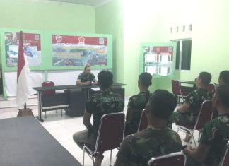 Pasiter Kodim Natuna Pimpin Rapat Evaluasi Kegiatan TMMD