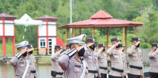 Polres Lingga Apel Gelar Pasukan Operasi Zebra Seligi 2022