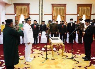 Gubernur Kepri Lantik Roby Kurniawan Sebagai Bupati Bintan Sisa Masa Jabatan 2021-2024