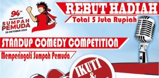 Peringati Hari Sumpah Pemuda, PWI Kota Tanjungpinang Gelar Lomba Stand Up Comedy