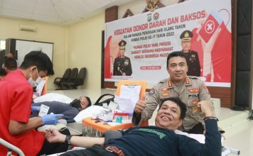 Donor Darah dan Baksos Humas Polda Kepri Dalam Rangka Sambut HUT Humas Polri ke 71