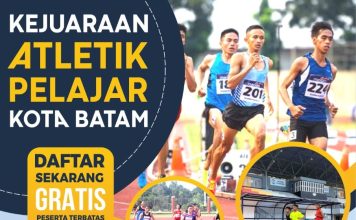 403 Peserta Ikuti Kejuaraan Lari Pelajar Batam 2022