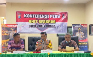 Polsek Daik Lingga Gelar Konferensi Pers Penghentian Penyelidikan Dugaan Penyalahgunaan BBM