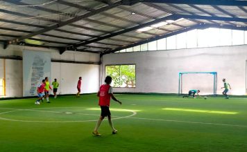 Tim Futsal Porwanas Kepri Uji Tanding