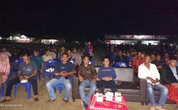 Kadis Sosial PPPA Lingga Tutup Turnamen Sepak Bola Temiang Pesisir Cup II