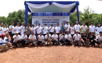 PLN Batam Tanam 5.000 Bibit Mangrove di Tanjungpiayu