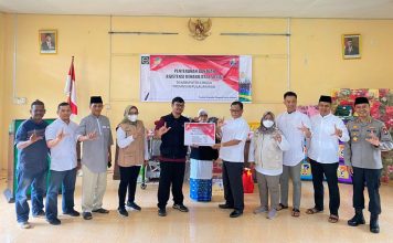 Kapolres Hadiri Penyerahan Bantuan Asistensi Rehabilitasi Sosial di Kabupaten Lingga