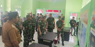 Tim Wasev Mabes TNI AD Tinjau Lokasi TMMD ke-115 di Desa Tiangau Anambas