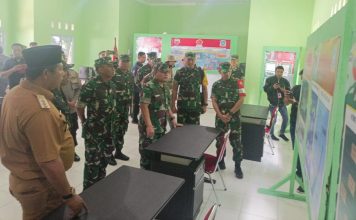 Tim Wasev Mabes TNI AD Tinjau Lokasi TMMD ke-115 di Desa Tiangau Anambas