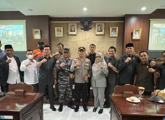 Kapolres AKBP Syafrudin Semidang Sakti Hadiri Rapat Paripurna DPRD KKA
