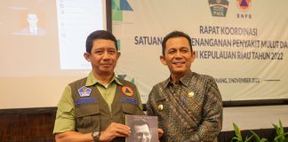 Kepala BNPB RI Buka Rakor Satgas Penanganan PMK Kepri