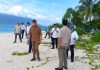 Wabup Natuna Bersama Tim Bappenas dan Direktur PT DI Tinjau Pulau Senua