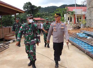 Danrem 033/Wira Pratama Beserta Rombongan Kunker ke Mako Polres Kepulauan Anambas