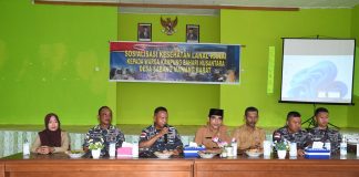 Lanal Ranai Sosialisasi Kesehatan Kepada Warga Desa Sabang Mawang