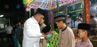 Gubernur Ansar Hadiri Peringatan Maulid Nabi Muhammad SAW 1444 H Bersama Masyarakat Meunasah Aceh Batam