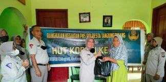 HUT Korpri Ke-51, ASN Polresta Tanjungpinang Gelar Doa Bersama dan Anjangsana