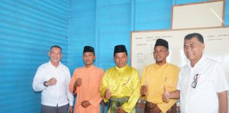 Bupati Bersama Wabup Natuna Tinjau Pilkades Serentak