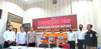 Polres Natuna Berhasil Ungkap Empat Kasus Penyalahgunaan Narkoba