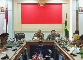 Asisten I Pimpin Rapat Perkembangan Penanganan Kawasan Transmigrasi Natuna